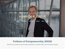 Tablet Screenshot of henrichgreve.com